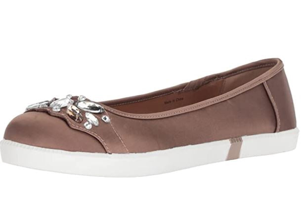 KENNETH COLE Footwear Reaction Women's ROW-ING 2 Skimmer Flat with Jewels Ballet Mink