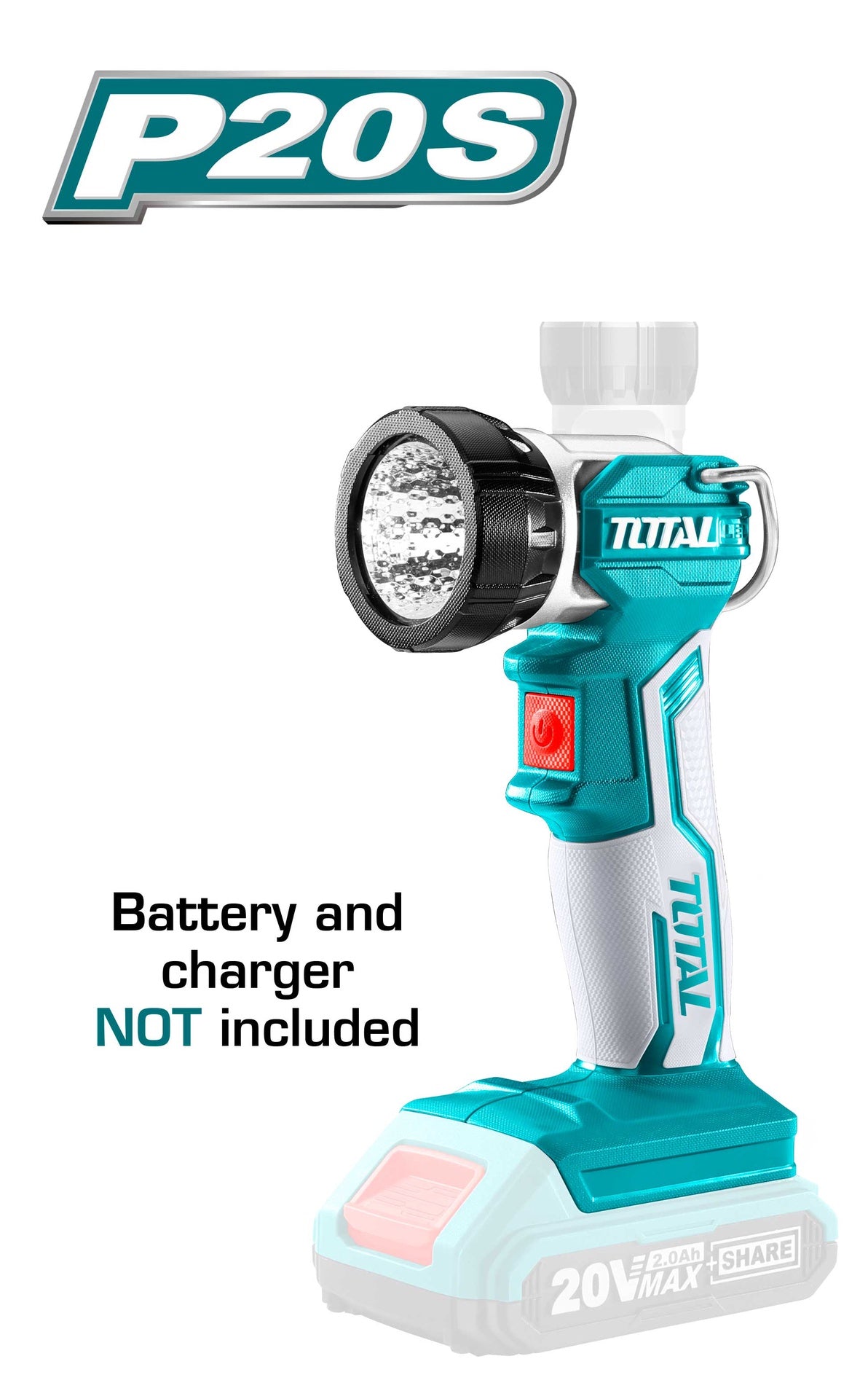 TOTAL Torch Light LED TWLI2001 20V Work Lamp