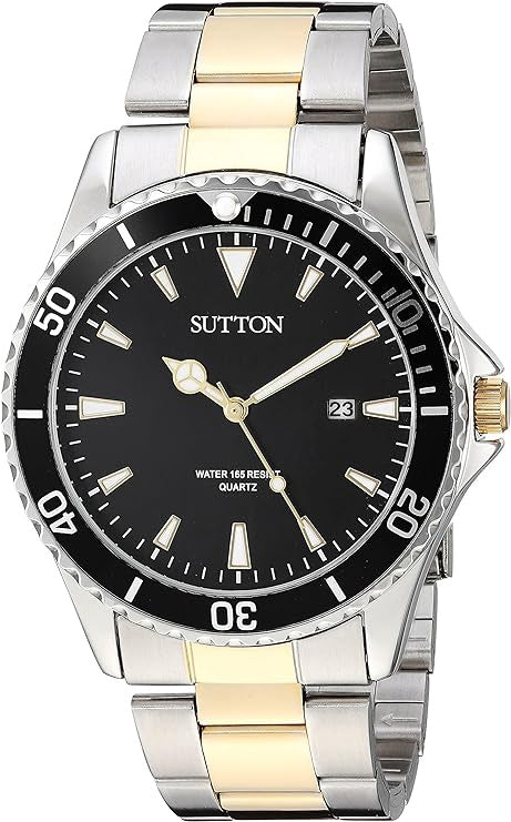 ARMITRON Watch Sutton by Men's Bracelet Two Tone 5013BKTT