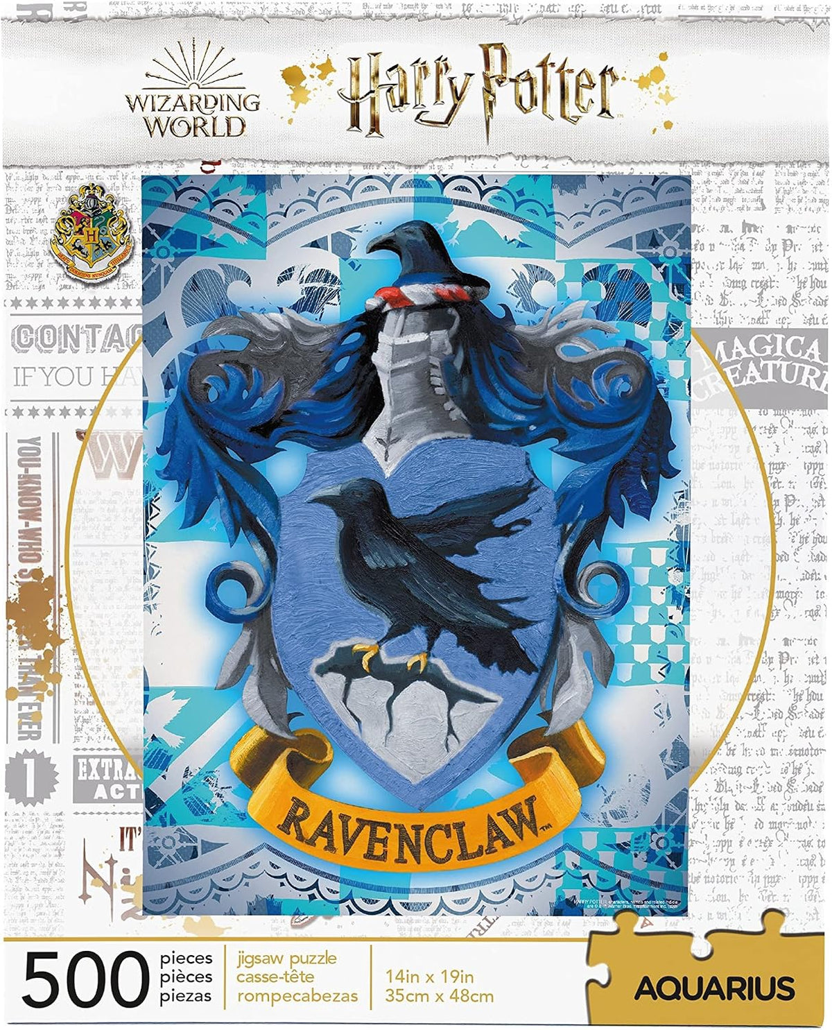 WIZARDING WORLD OF HARRY POTTER Puzzle Jigsaw Ravenclaw Crest 500PCS