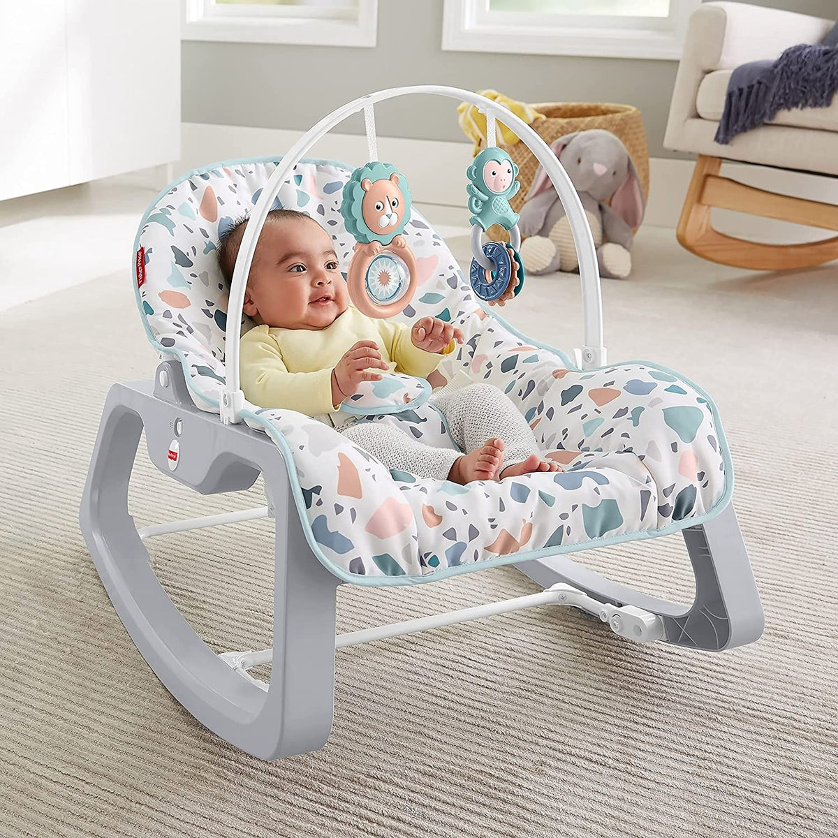 FISHER-PRICE Baby Rocker Fisher Price INFANT-TODDLER Gray