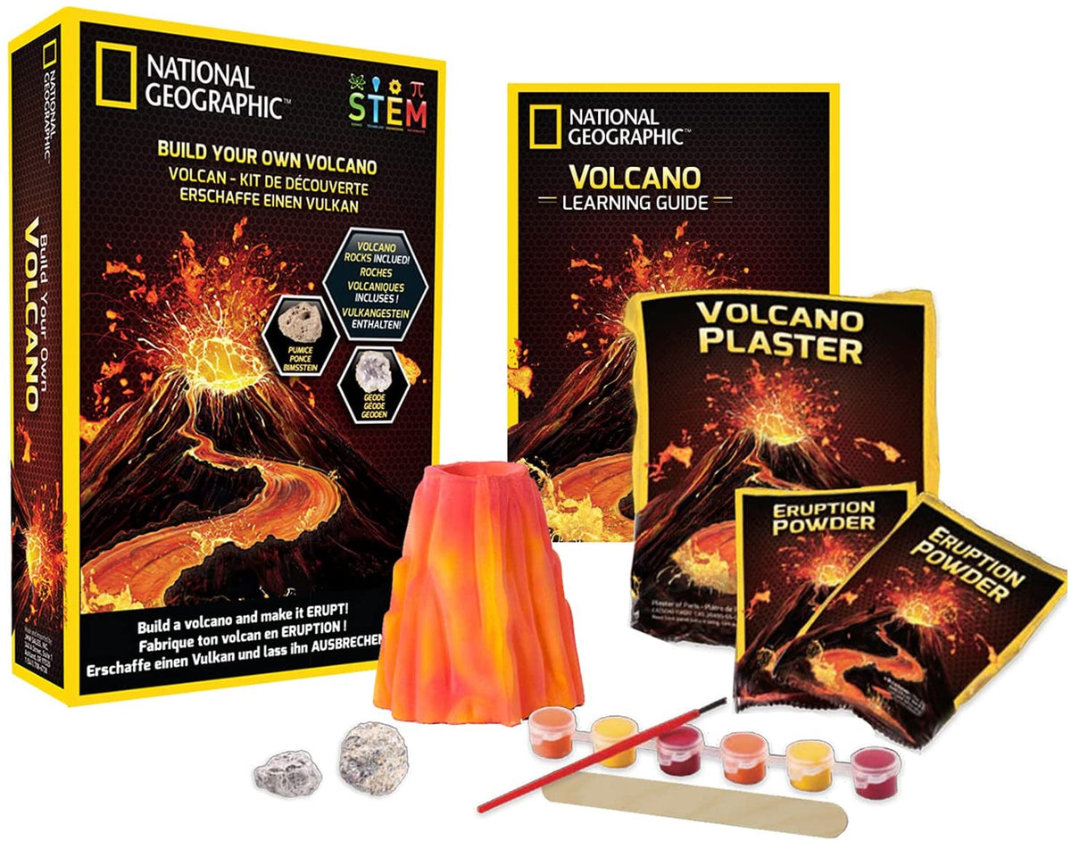 NATIONAL GEOGRAPHIC Build Your Own Volcano Science Kit