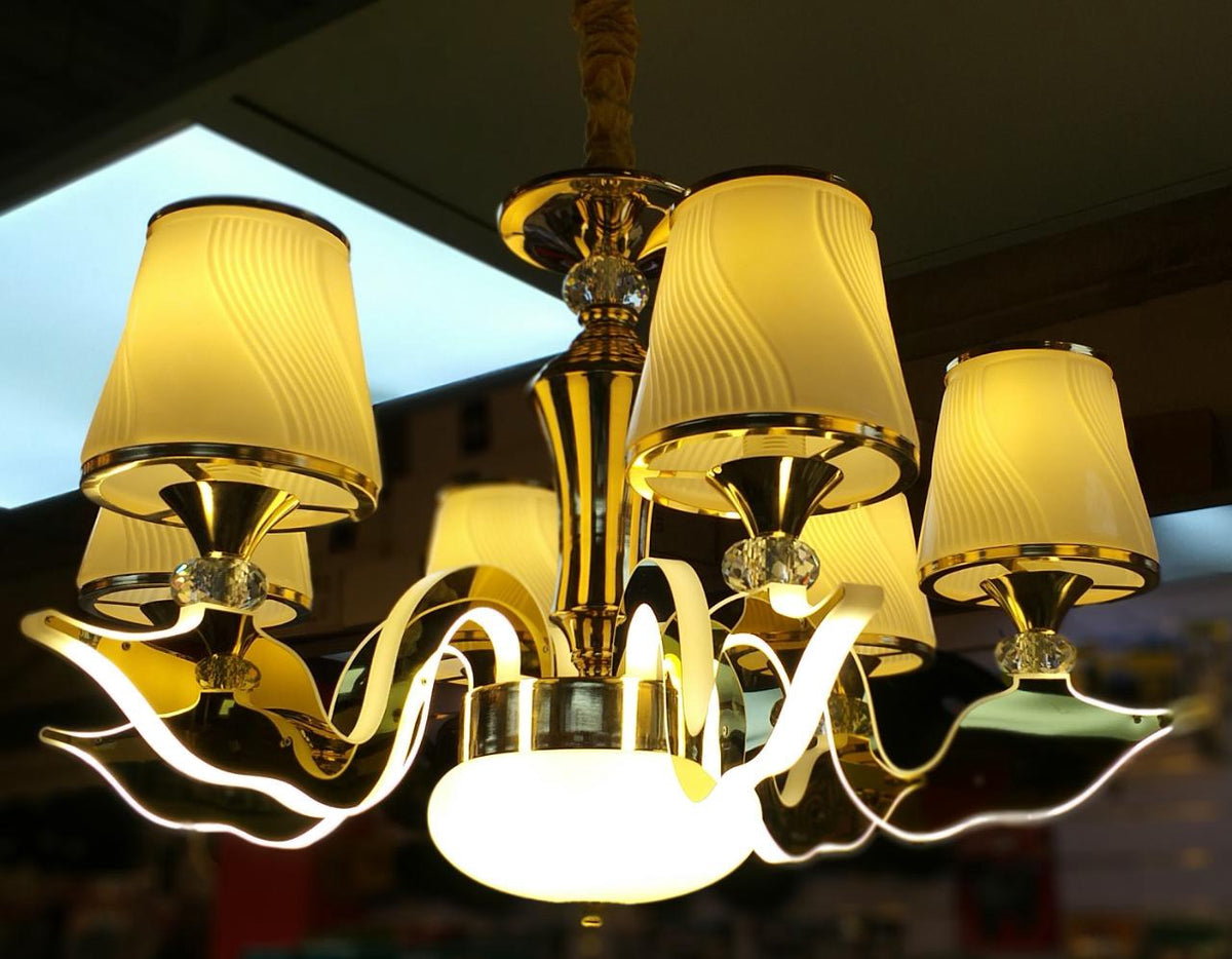 Chandelier LED 68039-6 with Remote Control