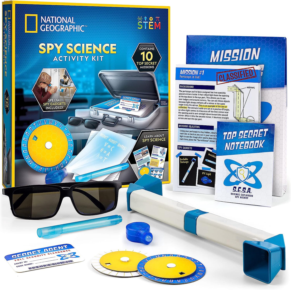 NATIONAL GEOGRAPHIC Toy Spy Science Kit