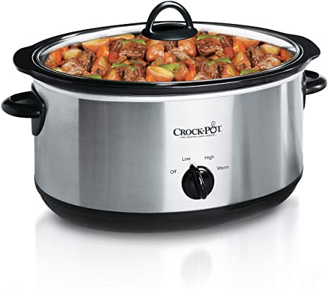 CROCK POT Slow Cooker CROCK-POT SCV700-S-BR 7Q Oval