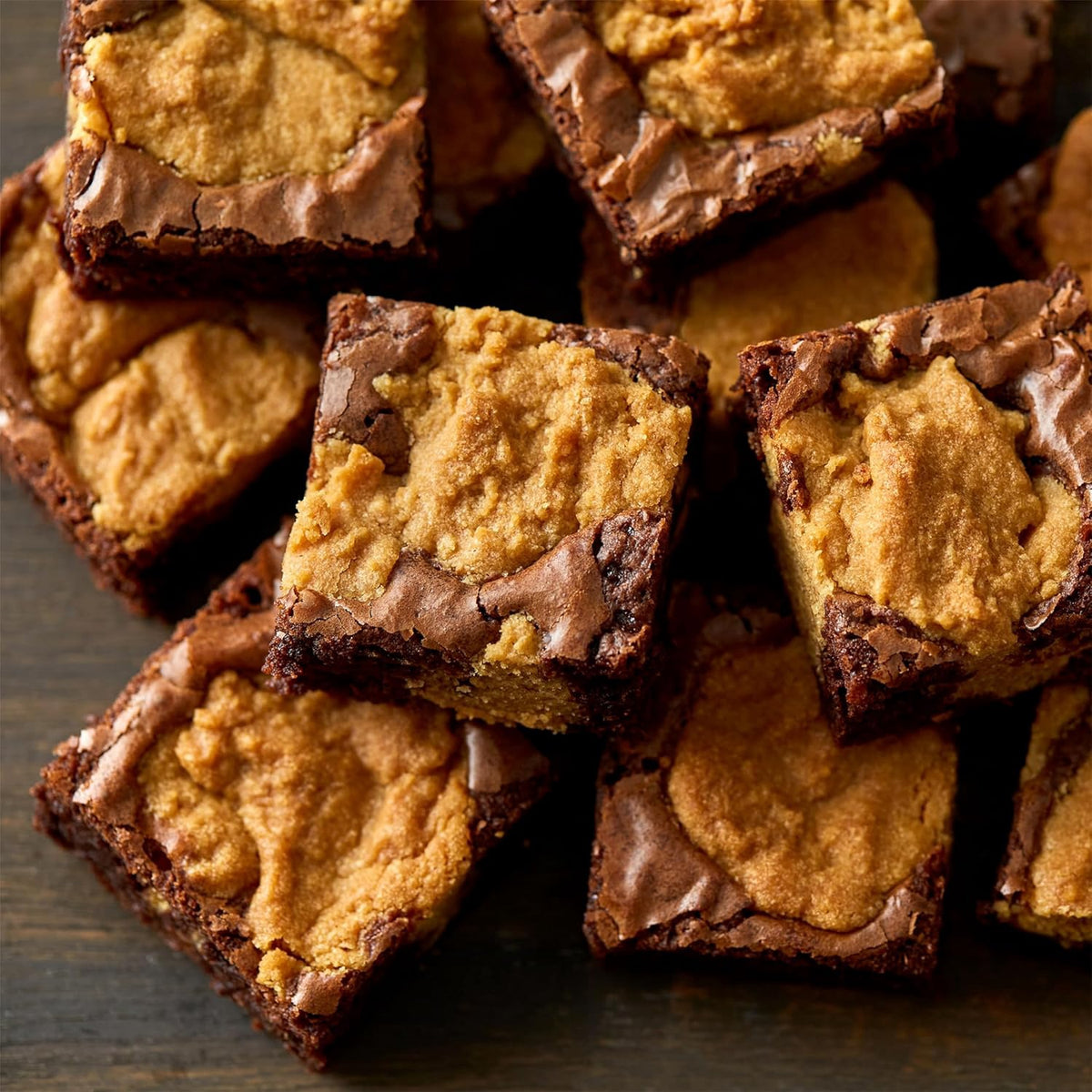 BETTY CROCKER Brownie Mix Delights Peanut Butter Cookie Brownie Bar 17.2OZ.