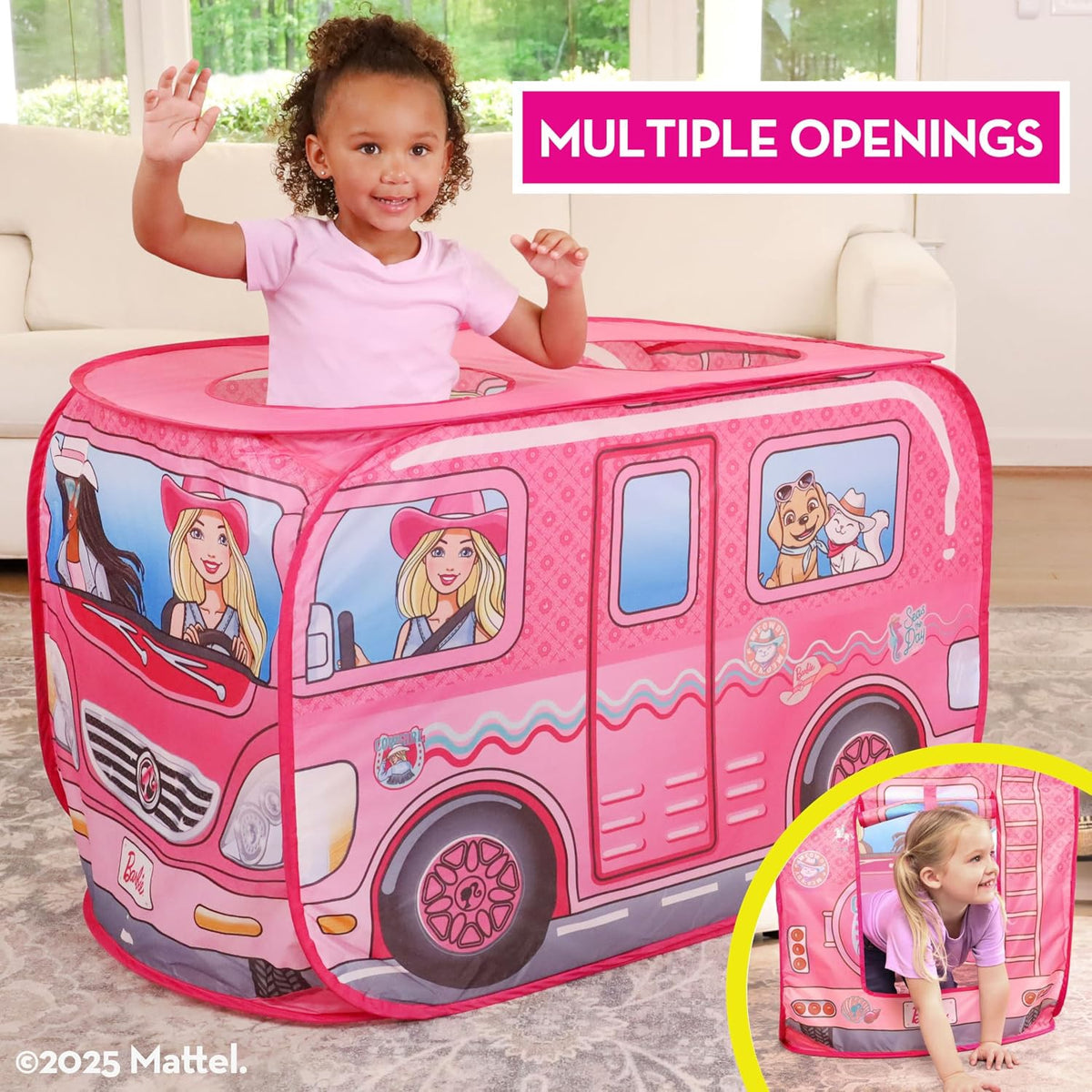 BARBIE Toy Coastal Cowgirl Camper POP-UP Play Tent