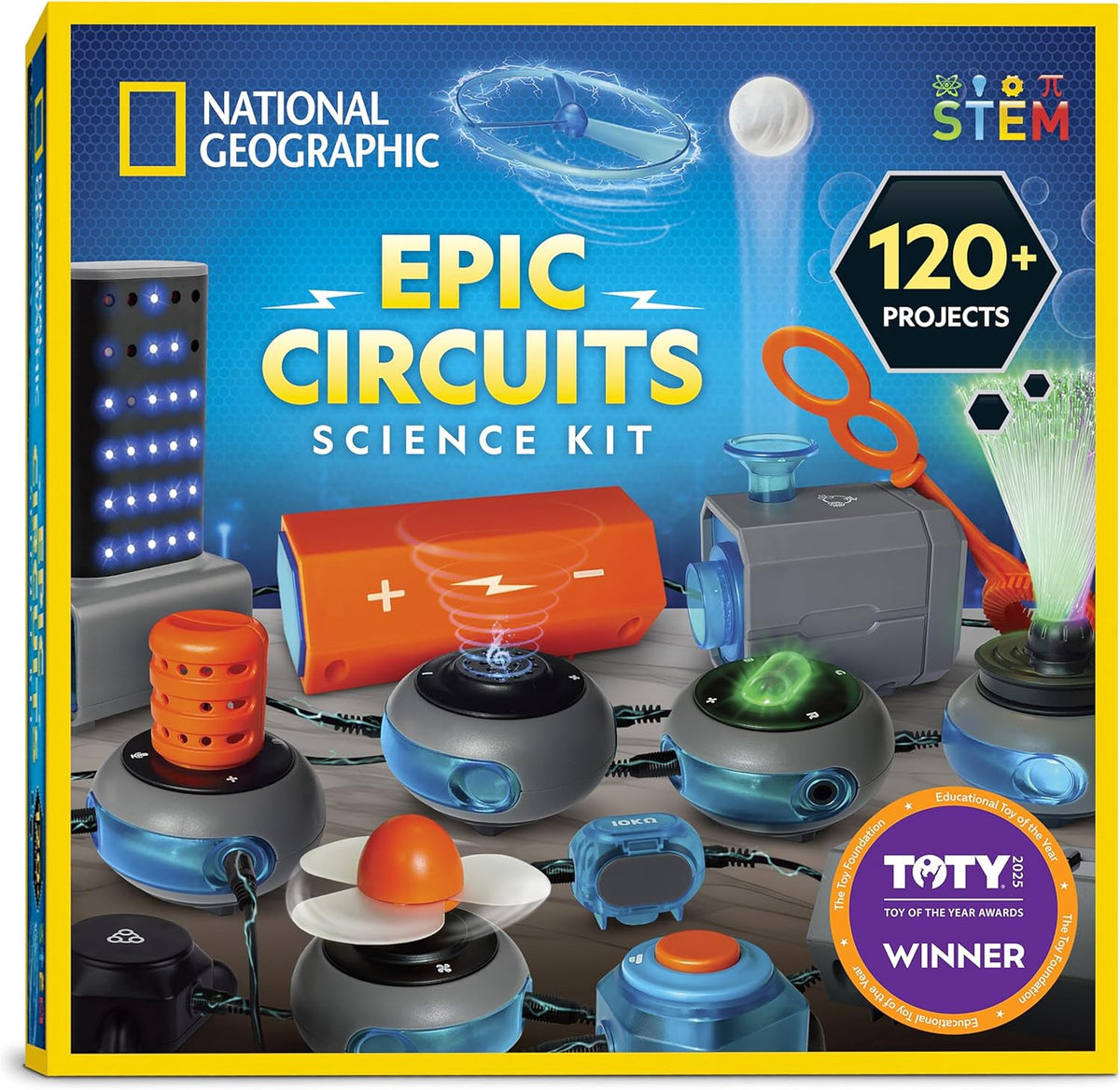 NATIONAL GEOGRAPHIC Toy Circuit Maker Kit 120 Projects
