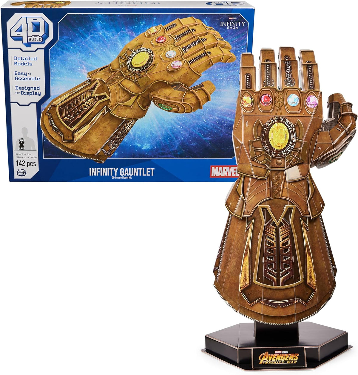 4D BUILD Puzzle Marvel Infinity Gauntlet 3D