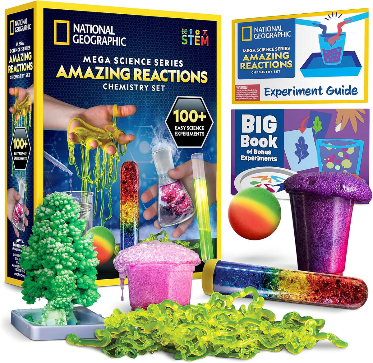 NATIONAL GEOGRAPHIC Toy Amazing Chemistry Set 100 Experiments