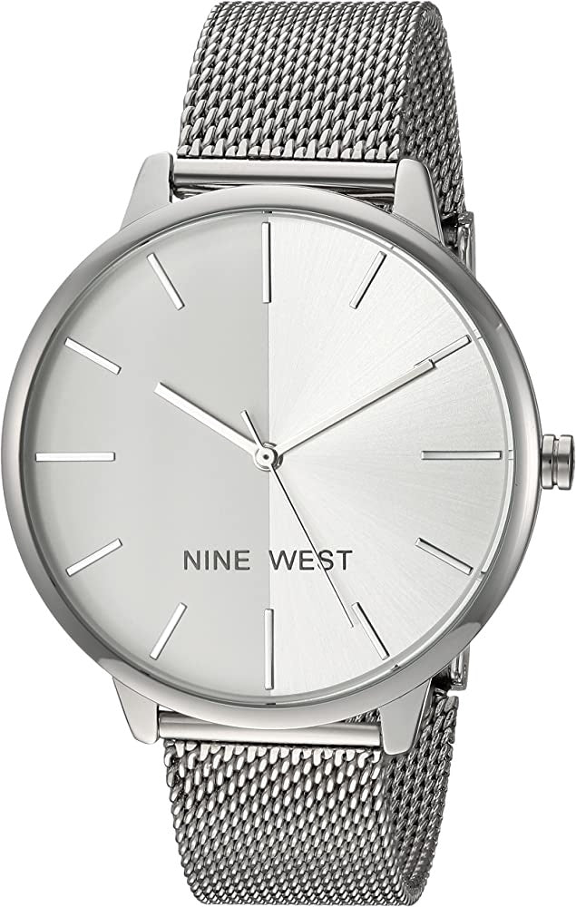 NINE WEST Watch Women Bracelet Silver 1981SVSB