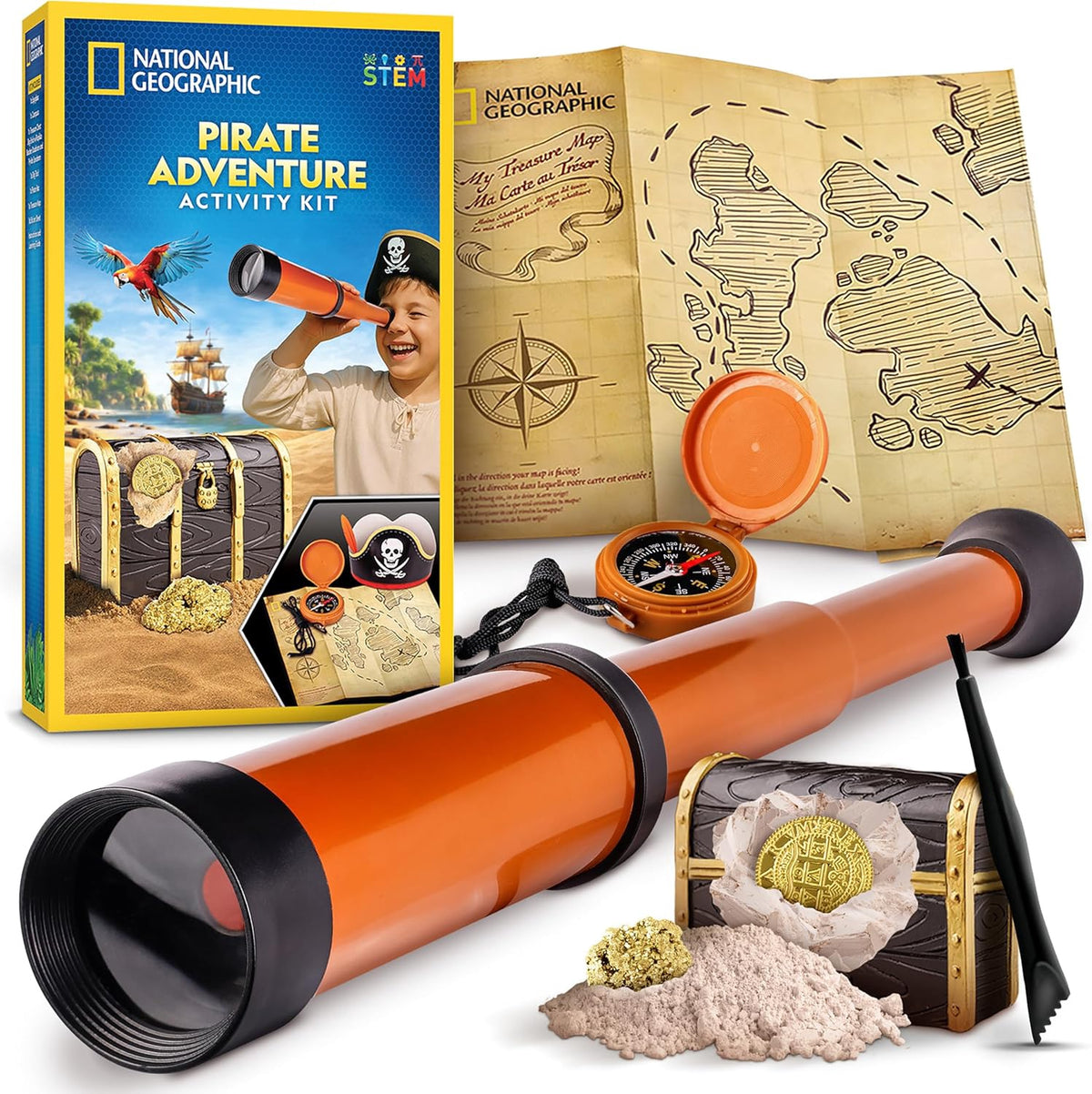 NATIONAL GEOGRAPHIC Toy Pirate Adventure Kit