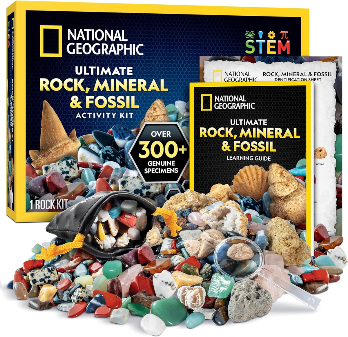 NATIONAL GEOGRAPHIC Toy Rock, Mineral & Fossil Kit