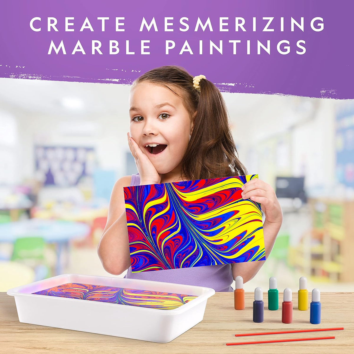 NATIONAL GEOGRAPHIC Toy Marbling Paint Kit