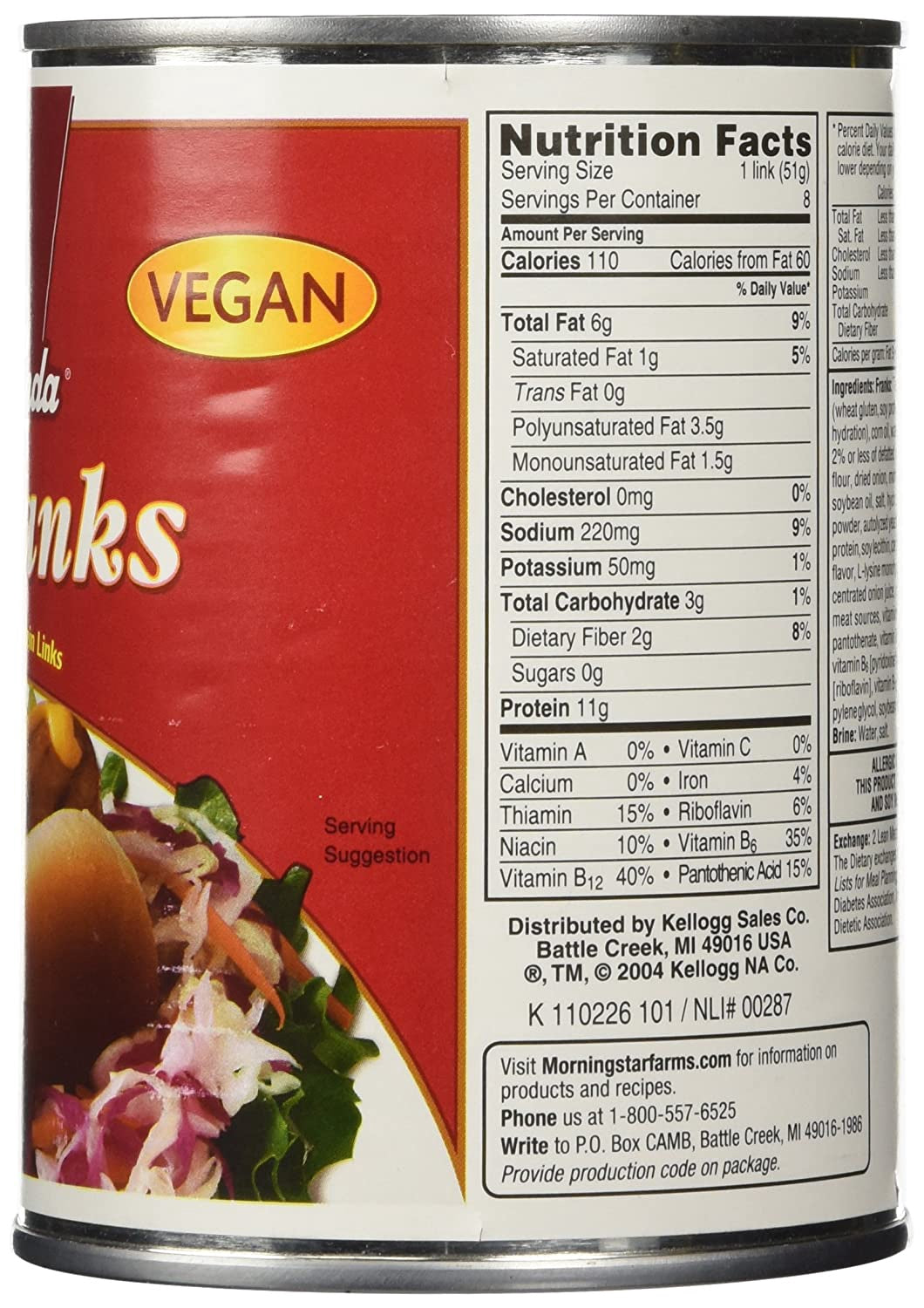 LOMA LINDA Big Franks Vegan