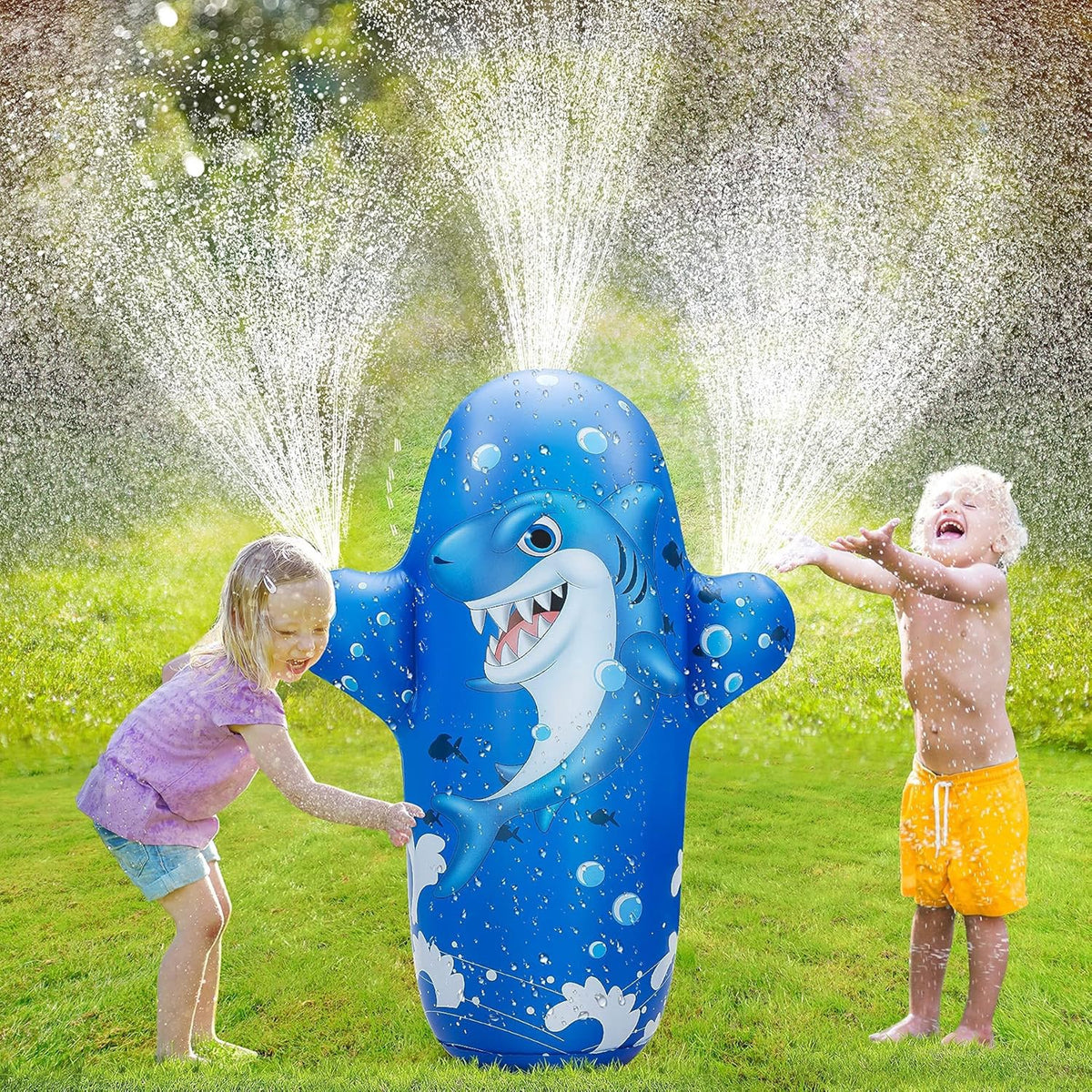 Pool Jumpit Shark Tumbler Splash Toy 2IN1