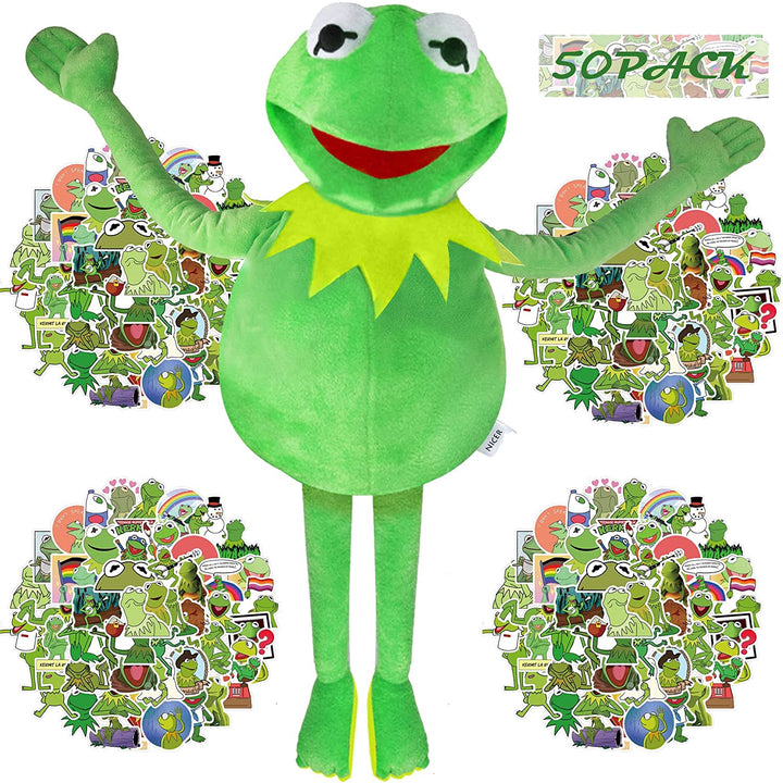 Toy Puppet Kermit Frog the Muppet Show 50PC Sticker 24 Inches