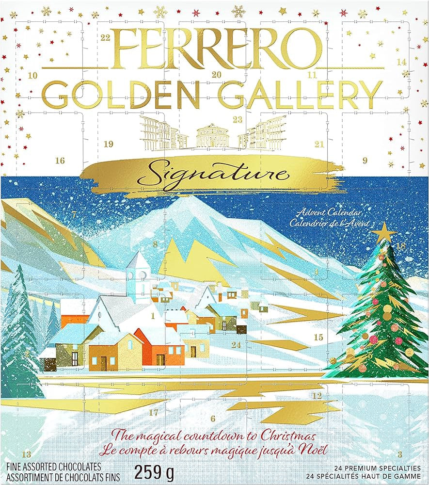 FERRERO ROCHER Ferrero Golden Gallery Signature 24PCS Assorted Chocolate 259G