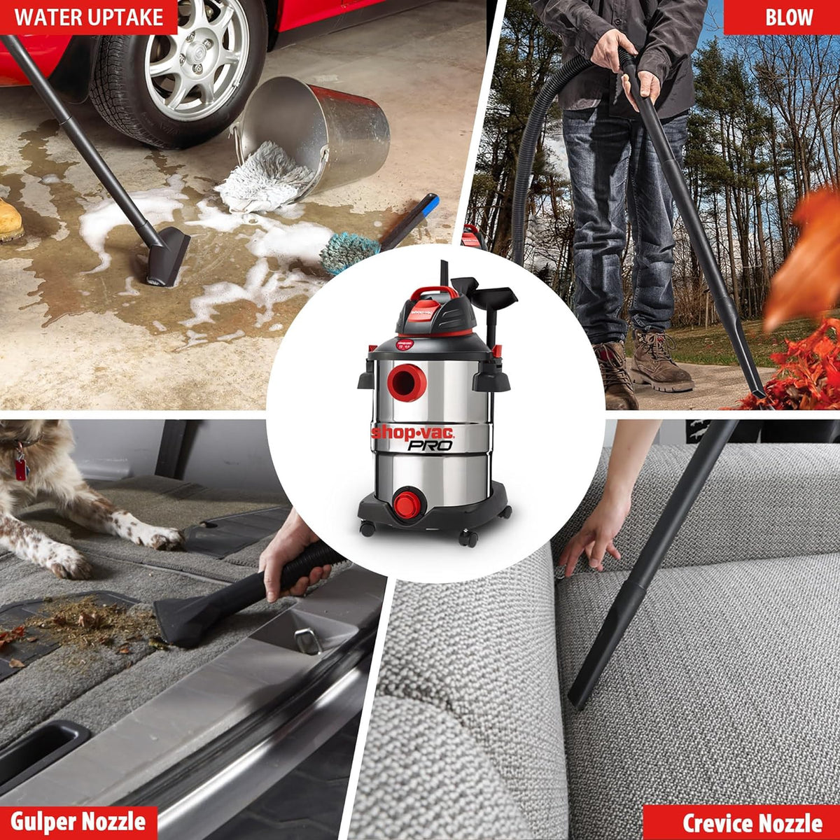 SHOP VAC Vacuum Cleaner Pro 59221201 12GAL WET/DRY