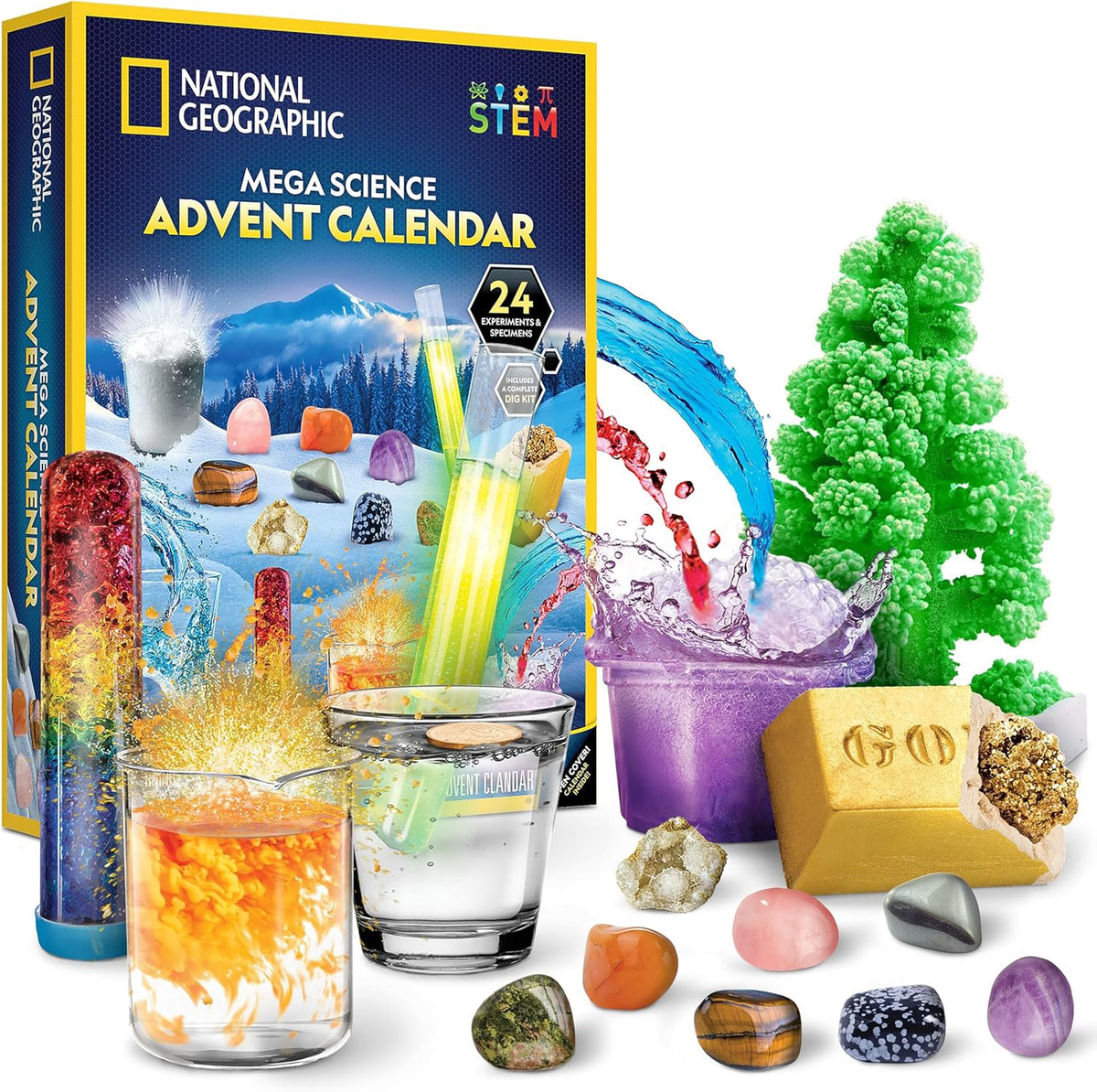 NATIONAL GEOGRAPHIC Toy Mega Science Advent Calendar