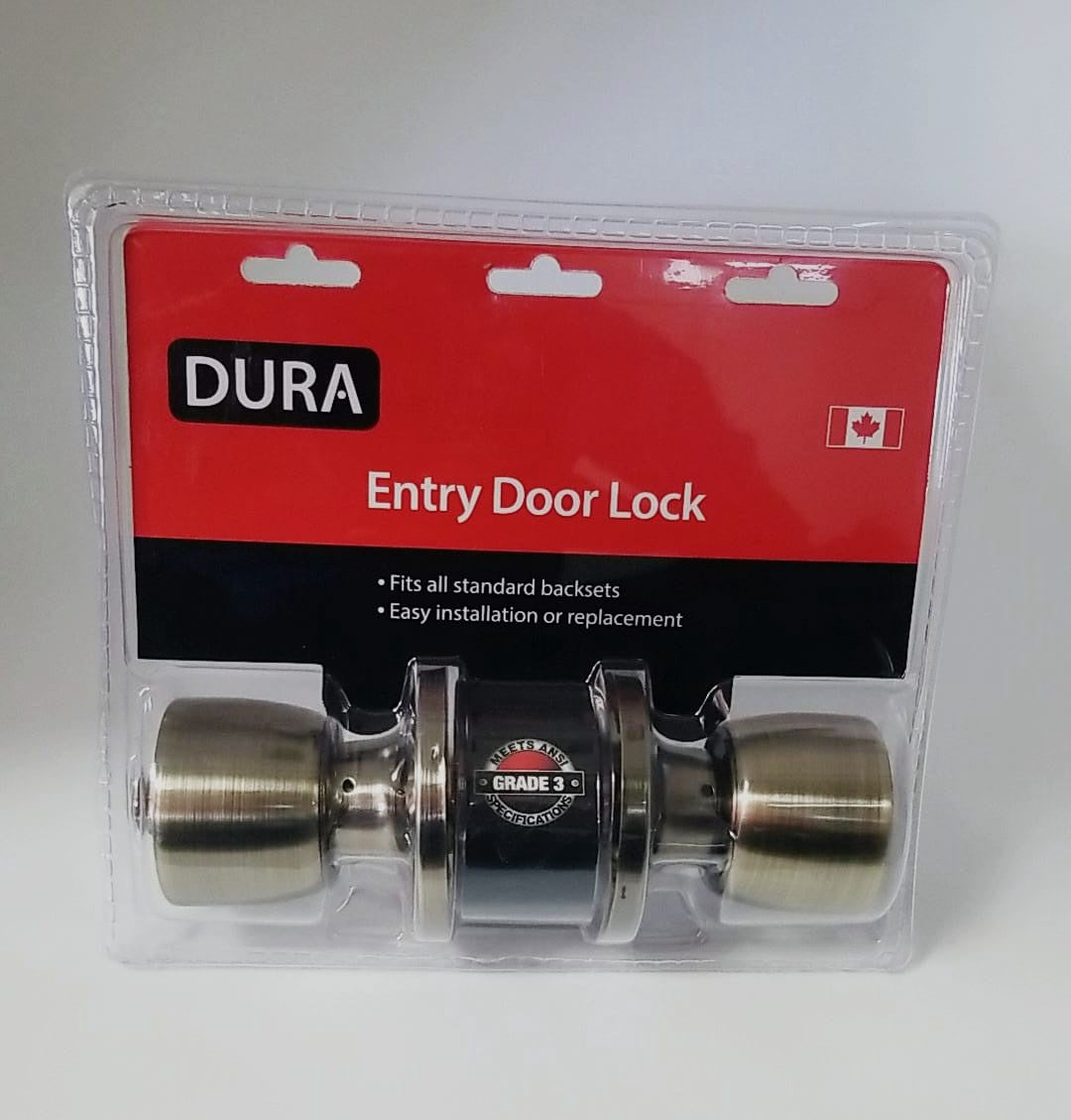 DURA Lock Entry Knob Ab #5932ET/ABVP