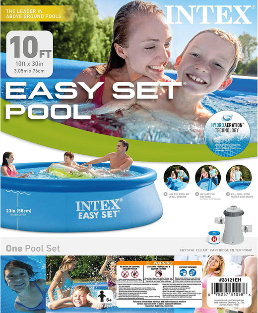 INTEX Pool 28121EH 10' X 30" Easy Set W/FILTER Pump