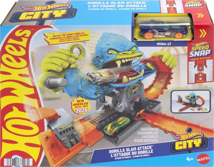 HOT WHEELS Toy Gorilla Slam Attack Track Set