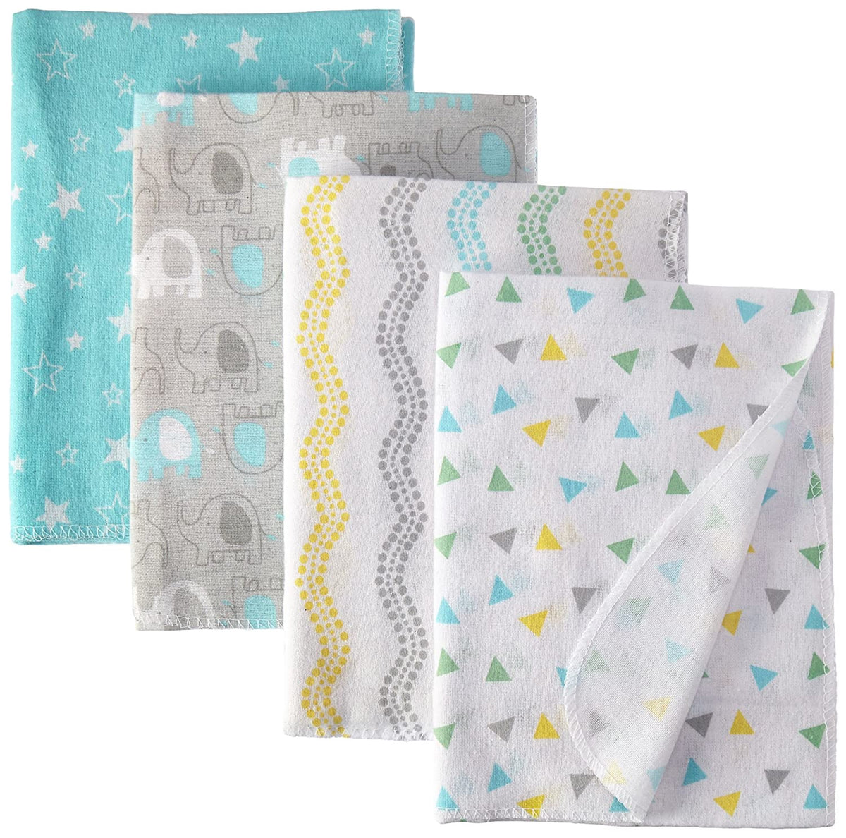 LUVABLE FRIENDS Baby Blanket 4PC Elephant