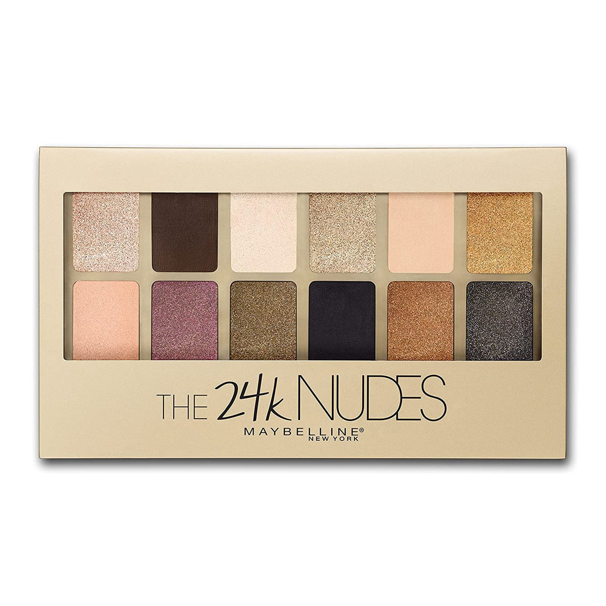 MAYBELLINE NEW YORK Makeup Eyeshadow Palette Maybelline the 24K Nudes 12 Shades