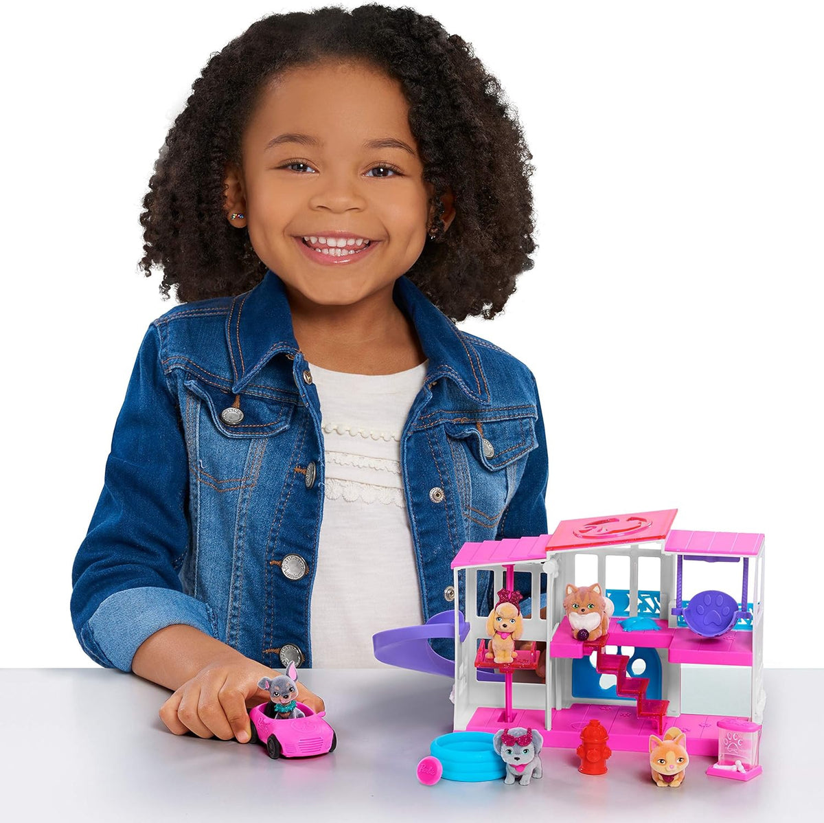 BARBIE Toy Pet Dreamhouse 2-SIDED Playset