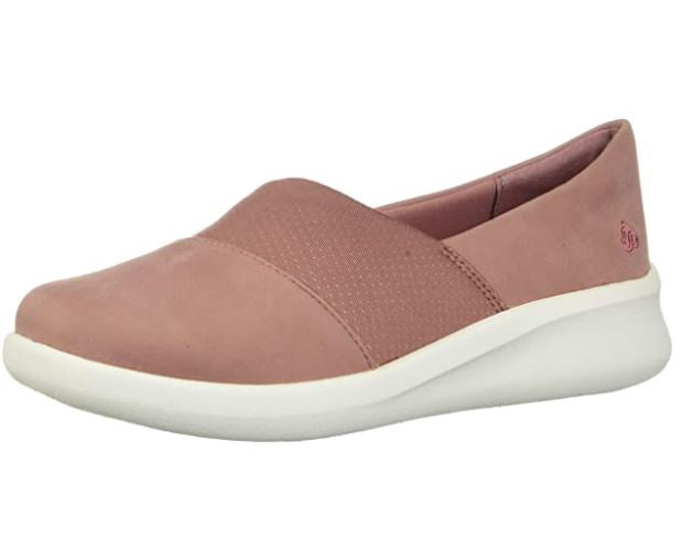 CLARKS Footwear Women's Sillian 2.0 Moon Loafer Flat Mauve Synthetic