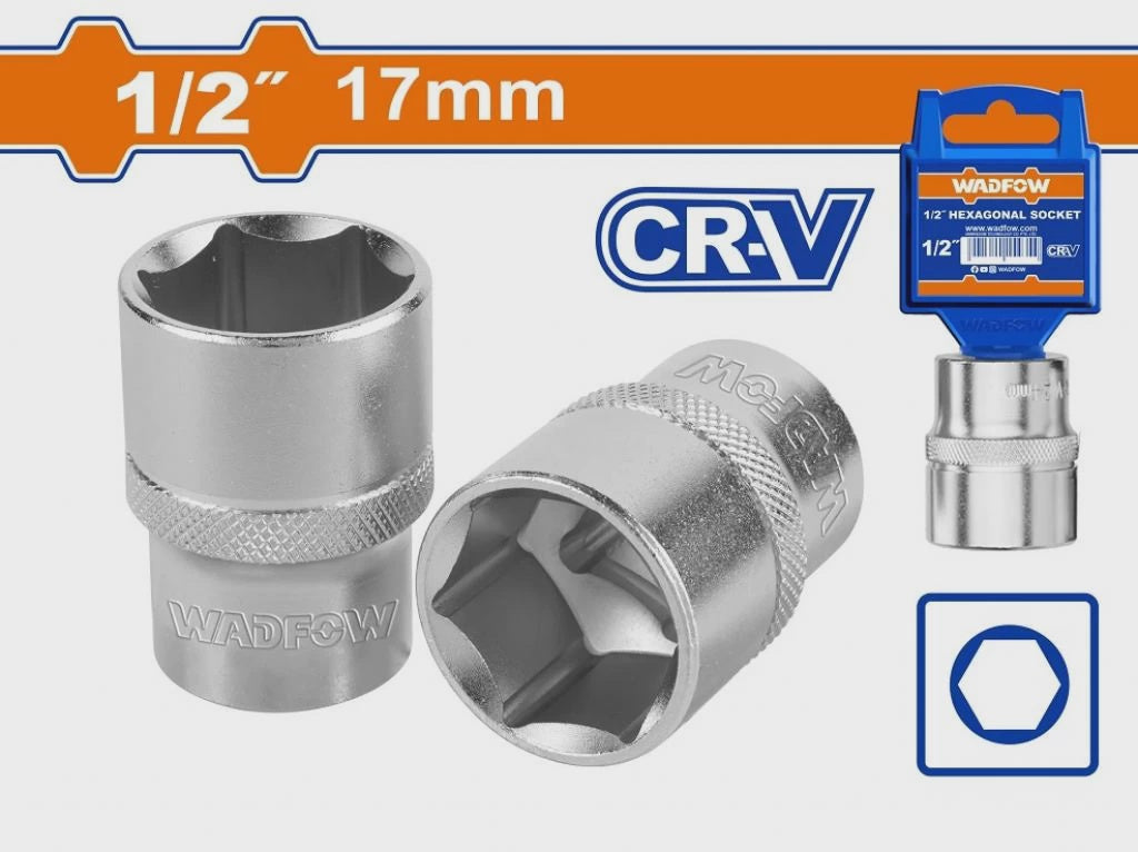 WADFOW Socket 17MM 1/2" WSC1217