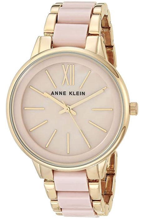 ANNE KLEIN Watch Women Resin Bracelet Blush 1412BMGB