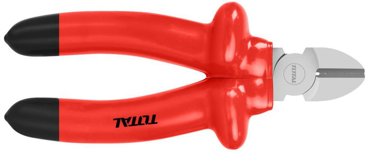 TOTAL Pliers THTIP261 Red Insulated Diagonal Cutting 160MM