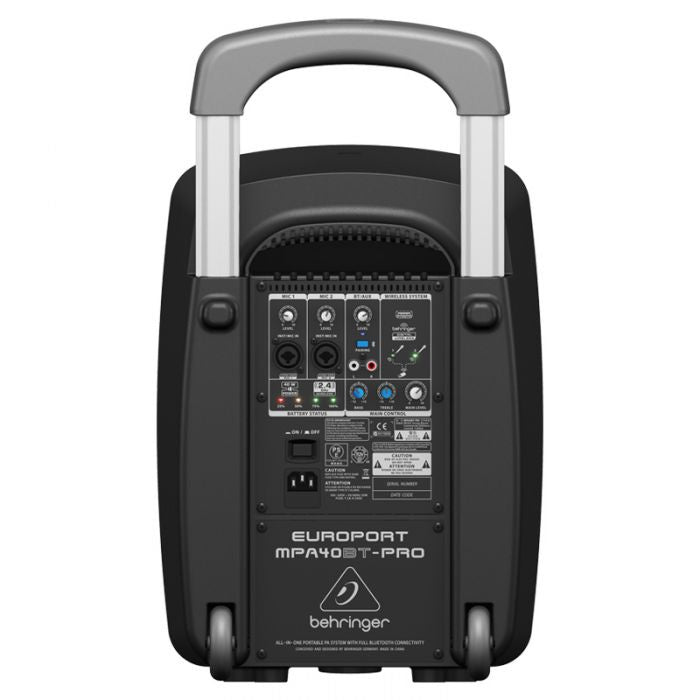 BEHRINGER Speaker Box MPA40BT-PRO Protable Pa System