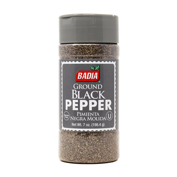 BADIA Ground Black Pepper 7OZ 198.4G