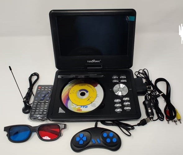 TOPSONIC Dvd Top Sonic Portable TS-DVP904A 9" with TV Tuner