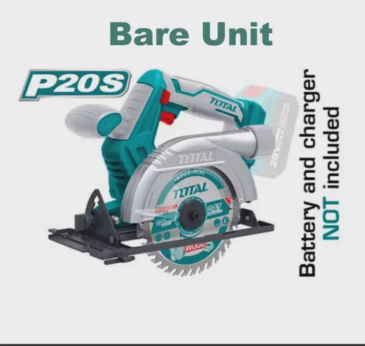 TOTAL Saw Circular TSLI1651 Cordless LITHIUM-ION 20V