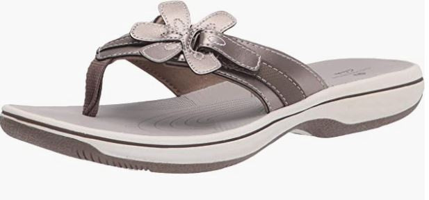 CLARKS Footwear Women Brinkley FLIP-FLOP Pewter