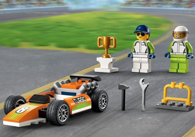 LEGO Toy City Race Car Building Kit 60322 46PCS