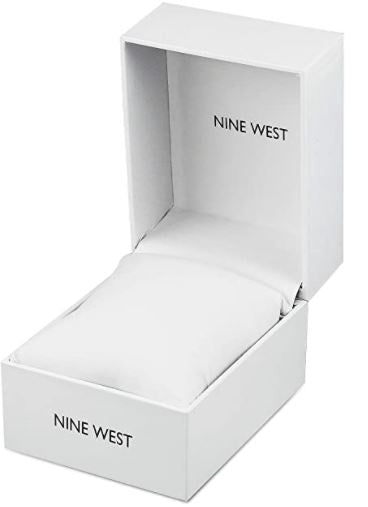 NINE WEST Watch Women's Bracelet Floral Dial 2428FLRG