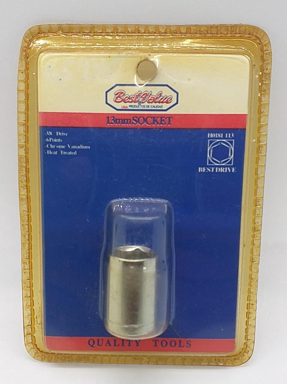 BEST VALUE Socket 13MM 3/8"
