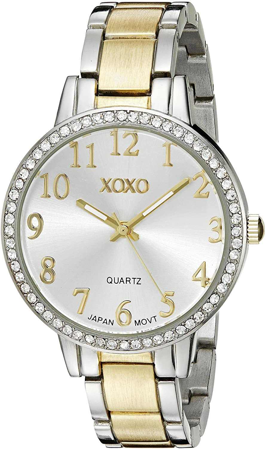 XOXO Watch Women XO5847 Analog Display Quartz Two Tone