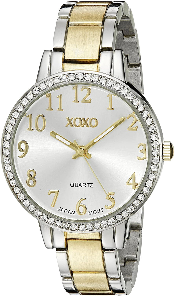 XOXO Watch Women XO5847 Analog Display Quartz Two Tone