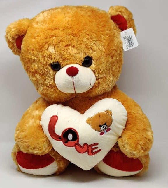 Plush Teddy Bear 146 Brown with Heart