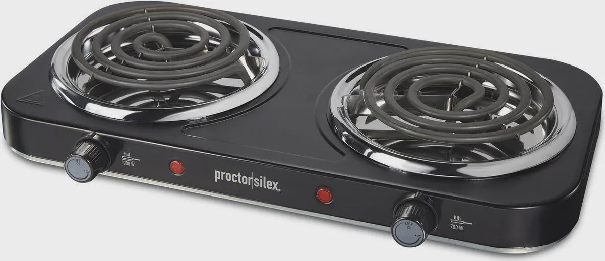 PROCTOR SILEX Hot Plate Double Burner 34115 Hotplate