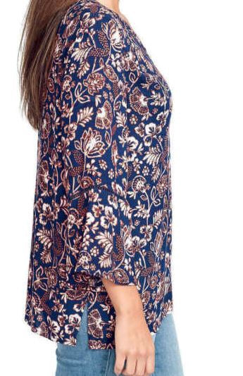 GLORIA VANDERBILT Top Printed