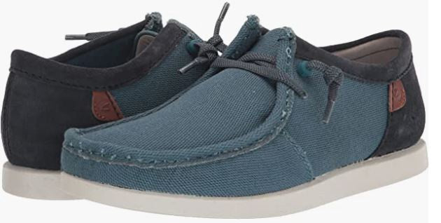 CLARKS Footwear Men Oxford Teal Shacrelite