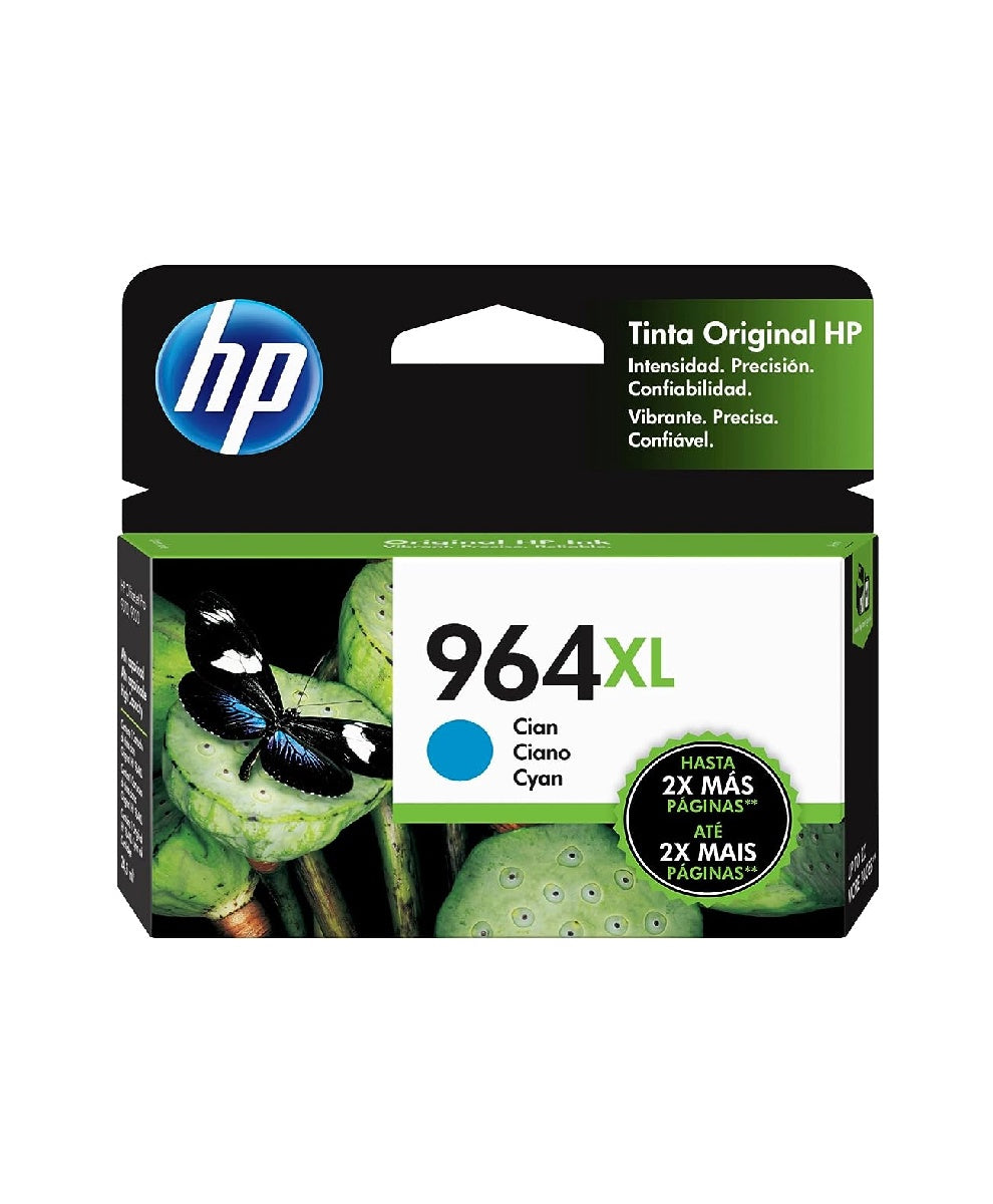HP Computer Printer Ink 964XL Cyan 3JA54AL