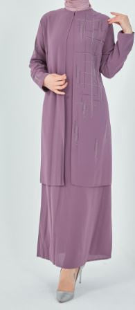 Gown Abaya Purple / Mauve